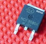 Free shipping  NCE3080K  MOS N 30V 80A TO-252    10PCS