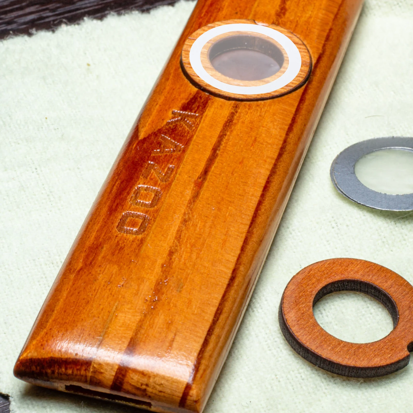 

200 Pcs Kazoo Diaphragms ABS Flute Membranes Protective Films for Supplies Bright Sound Durable Safe Practical Easy Install