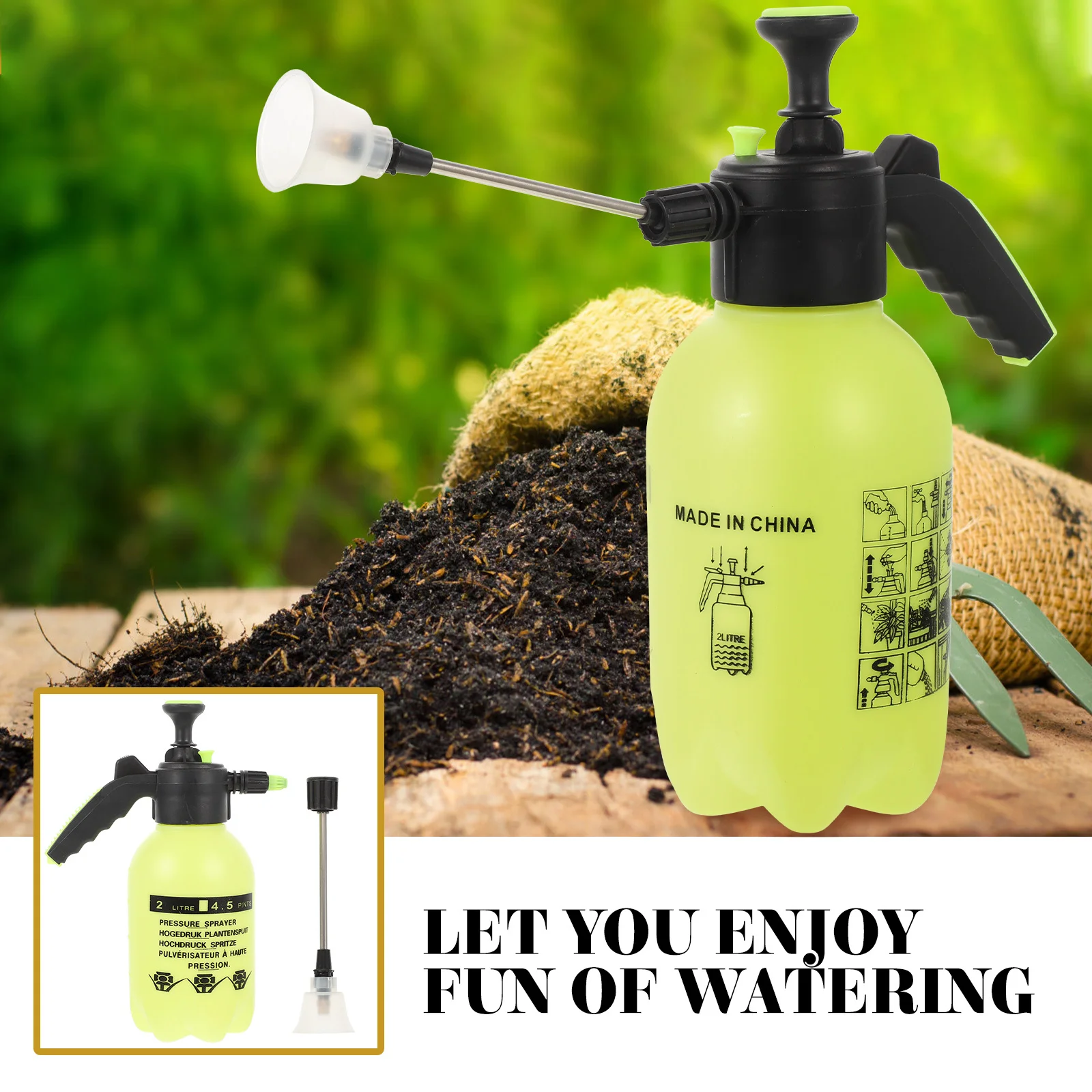 

Plants Mister Small Watering Can Portable Handheld Sprayer for Indoor Outdoor Plants Garden Flower Water Sprinkler Bottle