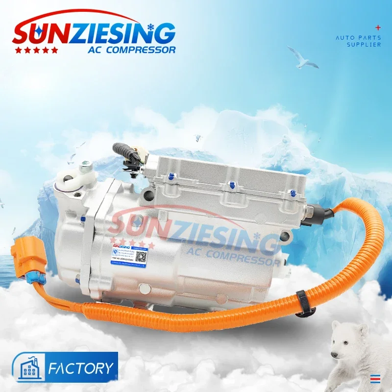 

For Byd Qin Ev 422.4Velectric Vehicle Air Refrigeration Pump Ac Air Conditioning Compressor Oe # Ha2Em- 8103020 Bc28B