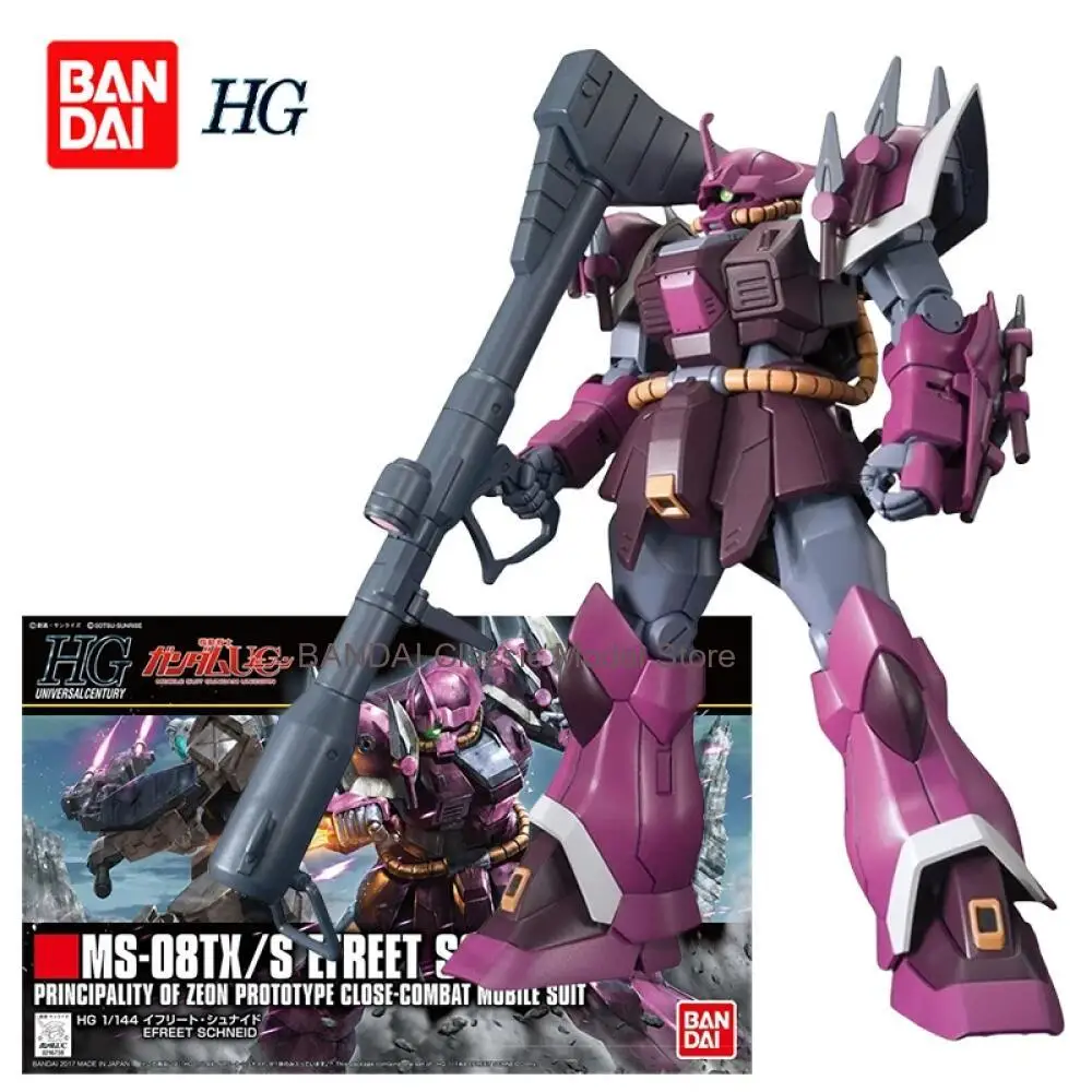 

Фигурка Bandai HGUC MS-08TX/S Efreet Schneid, модель Gundam Efreet, конструктор, игрушки для мальчиков, подарки для детей