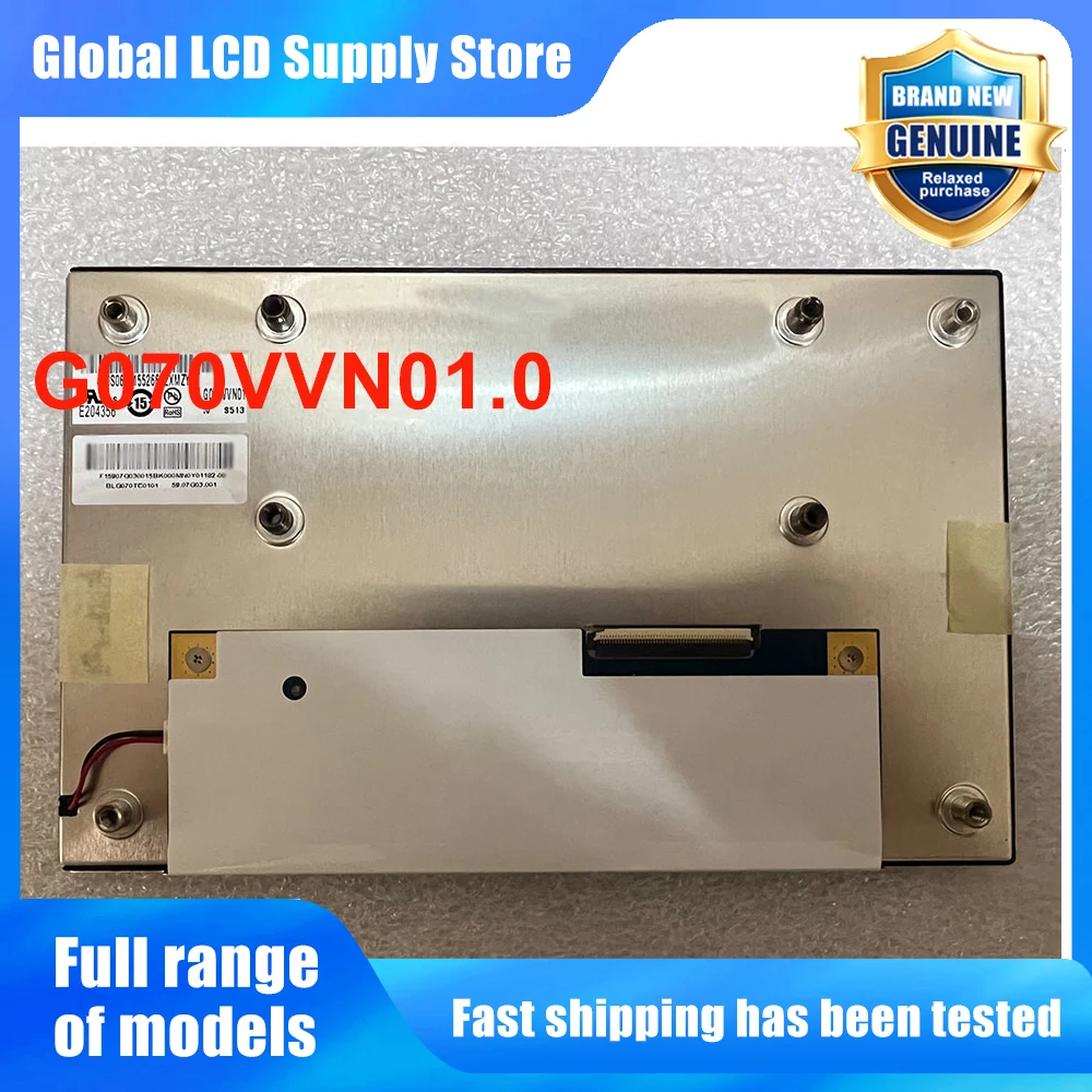 G070VVN01.0 7.0 Inch LCD Display Screen Panel Original for New 50 Pins Connector