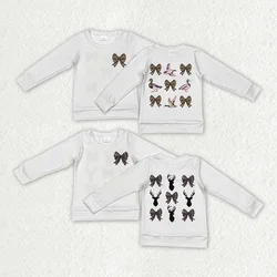 Baby Boys Clothes Long Sleeve Camouflage and Embroidery Hunt Deer Print Shirt Kids Fashion Top