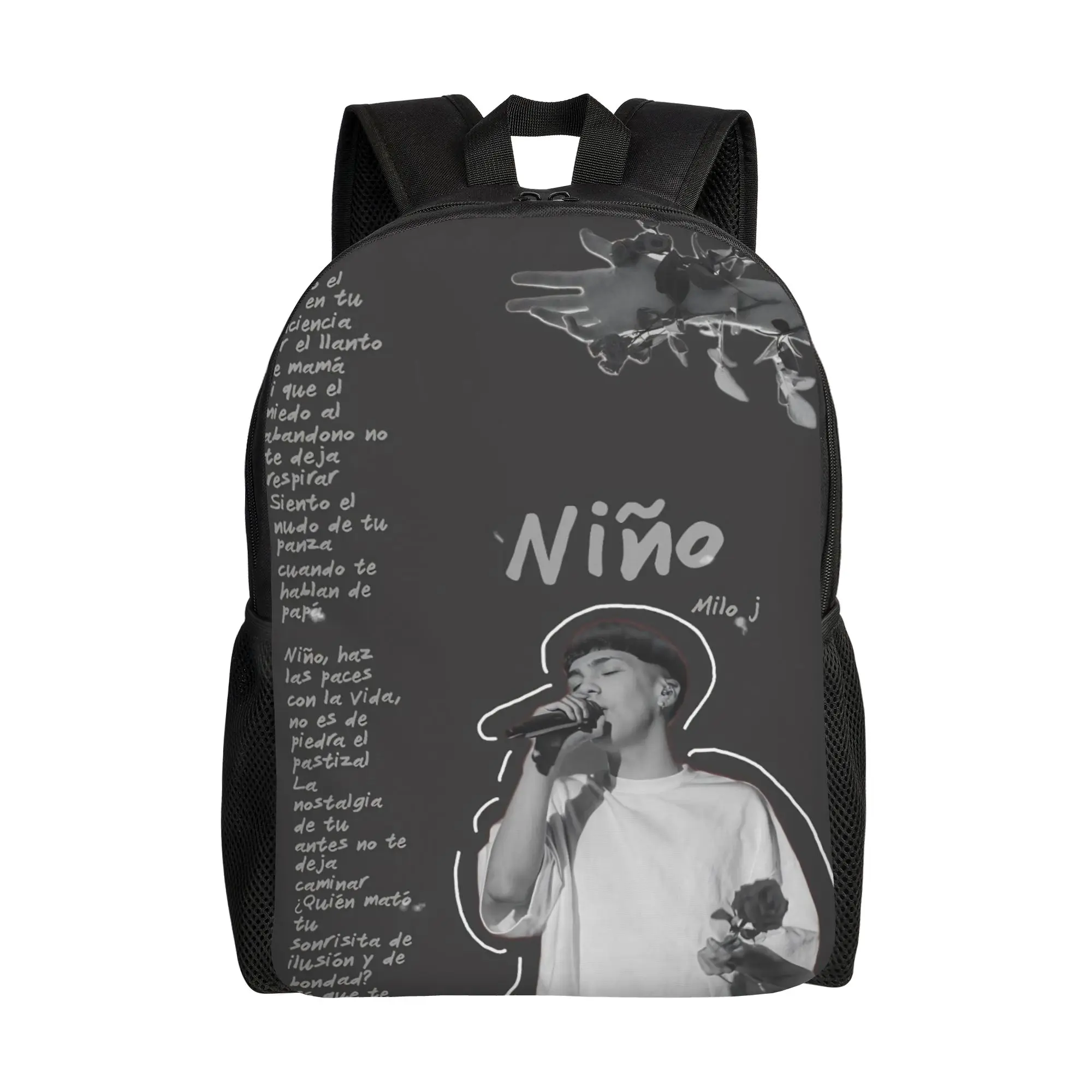 

Rapper Milo J Backpack for Men Women Teenage Student Business Daypack Laptop Computer Shoulder Bag Sports