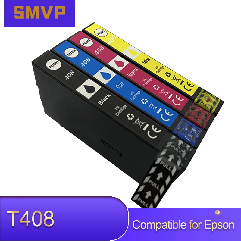 

408 T408 408L T408L Premium Color Compatible Ink Cartridge for Epson WorkForce Pro WF-C4810DTWF WF-C4310DW Ink Cartridge