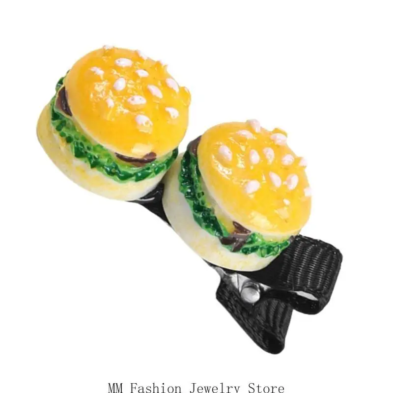 D0ub Candied Haws Hairclip cho trẻ định hình tóc bên pin tạo kiểu tóc công cụ thực phẩm sáng tạo Pin Pin Trang trí tóc hài