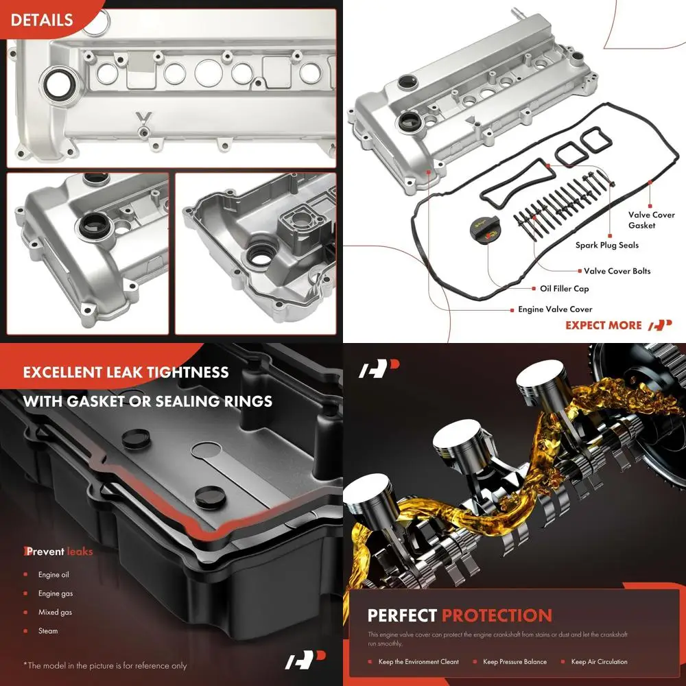 

Комплект алюминиевой крышки клапана двигателя A-Premium, совместимый с Ford Escape 2009-2012, Fusion 2010-2012, Lincoln MKZ 2011-2012, Mercur