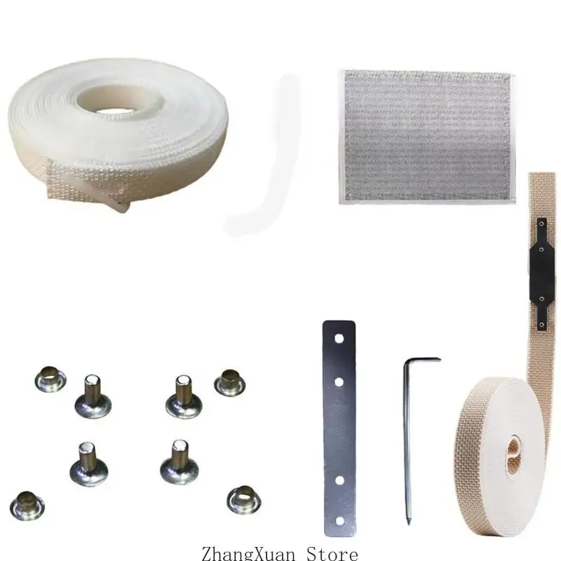 Blind Repair Supply Weißes Band und Hardware für Schattenpflegeaufgaben 3XUF – Detail 3
