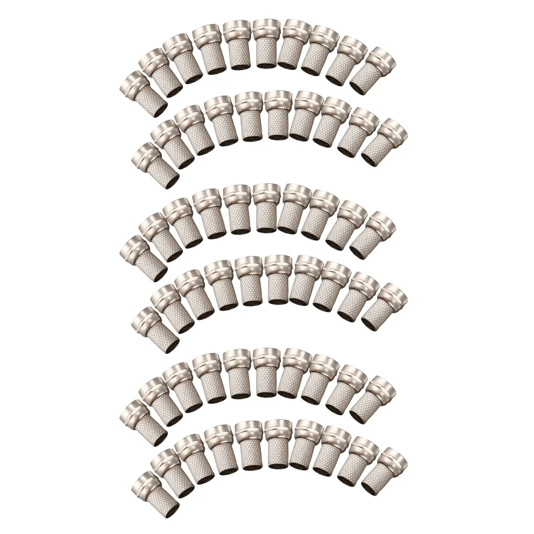 60Pcs Cctv RG6 F-Ty…