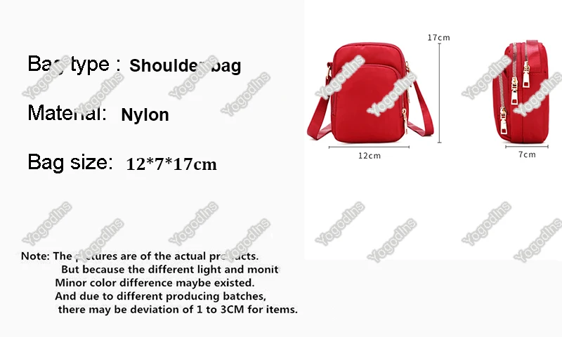 Neue Casual Große Kapazität Schulter Taschen Für Frauen Wasserdichte Oxford Multi-Zipper Umhängetasche Für Mutter Einkaufen Handtasche – Detail 3