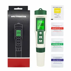 10 in 1 Digital PH Meter Water Quality Tester Hydrogen-rich Detector For Drinking Water Aquariums Pools