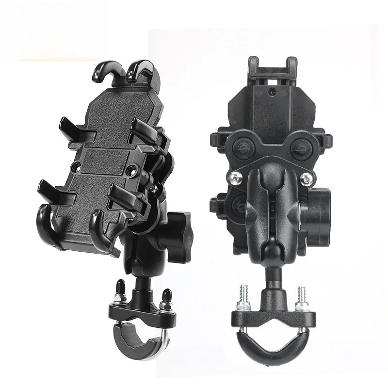 

Motorcycle Shockproof Phone Mount for Food Delivery, Octopus Vibration Damping Holder for Electric Bike Navigation