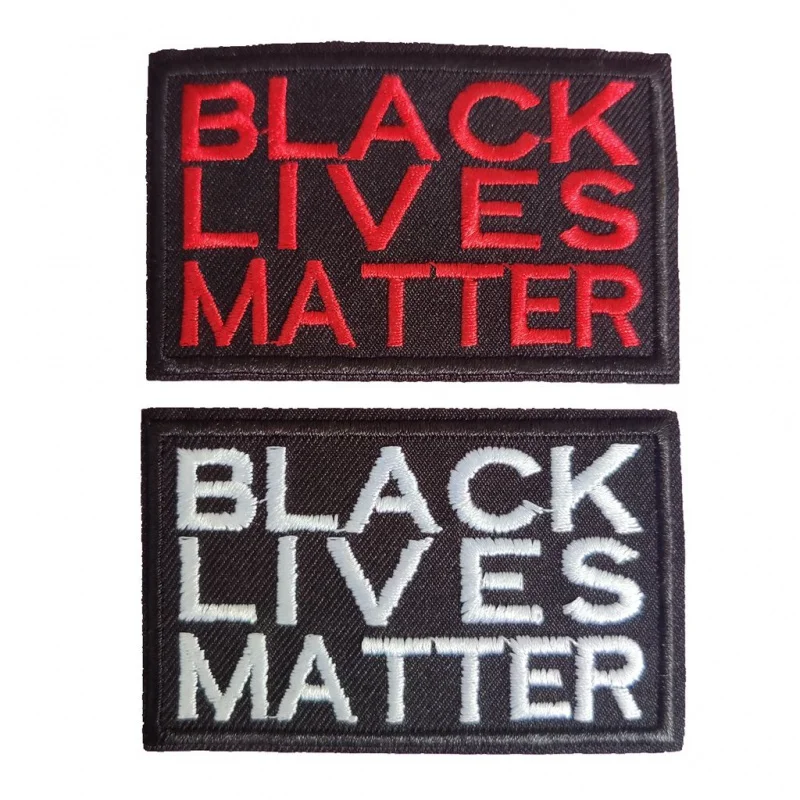 

unny Embroidered Motorcycle Saying Patches embrace the suck/ black guns matter Biker Saying my mom thinks i'm special Patch