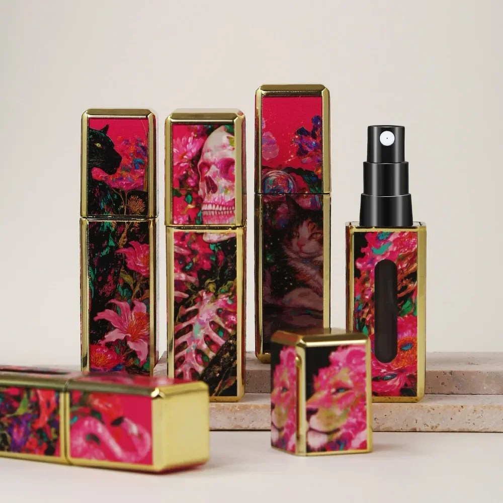 新しい 5 ミリリットルミニ香水ボトル詰め替えポータブル空の化粧品容器収納噴霧器空のスプレーアトマイザーボトル