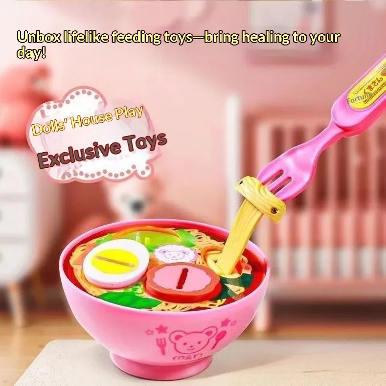 لعبة شعبية إحساس الإنترنت مجموعة كاملة من صندوق رامين بينتو بودنغ شعبية التظاهر اللعب على الطريقة اليابانية لعب الأدوار للأطفال #4