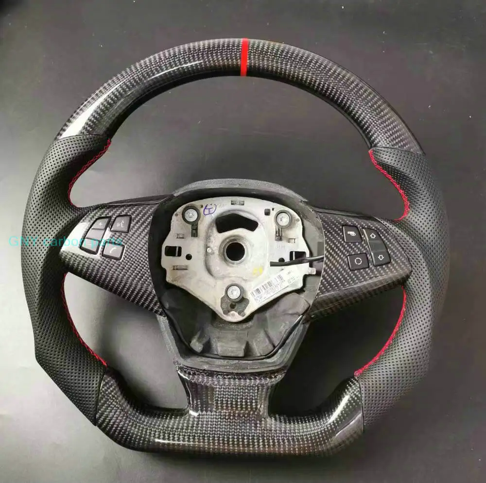 100% Carbon Fiber Car Steering Wheel For BMW 2007-2014 E70 X5