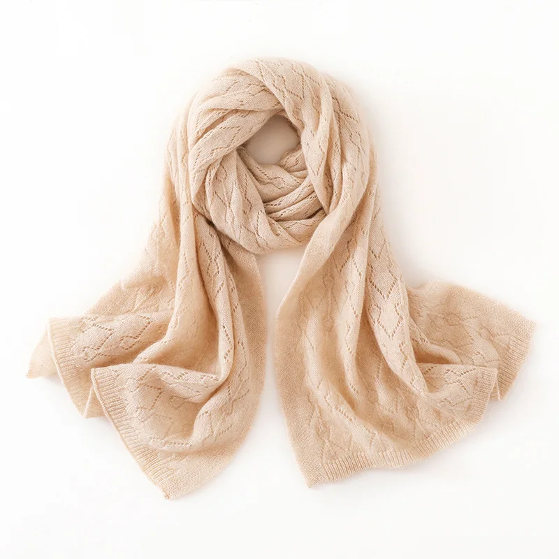 (100% Cashmere) Women's High-end Cashmere Scarf, Warm Classic Shawl, Versatile For Women