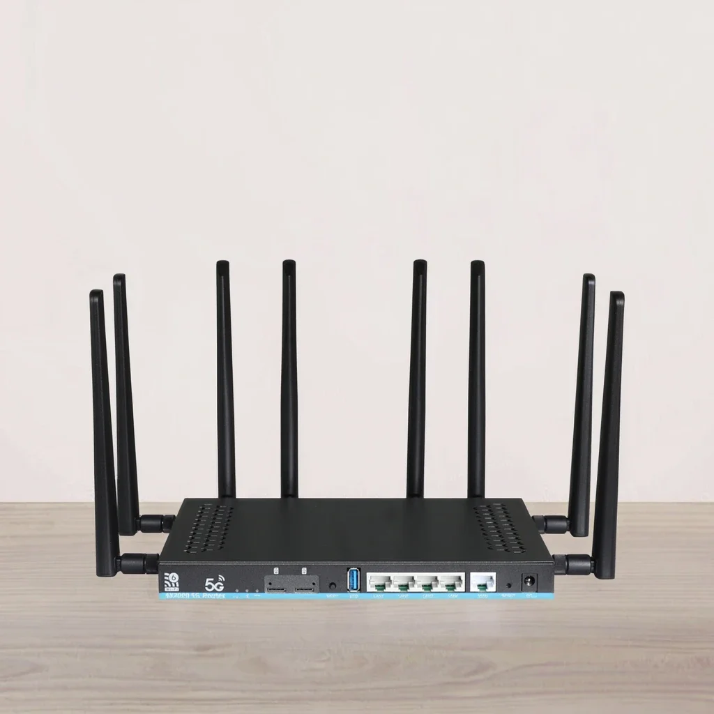 Popular 5G WiFi Router with SIM Card Slot Outdoor Dual Band AX3000 Mesh Network Industrial Grade 4G LTE CPE OpenWRT Firmware
