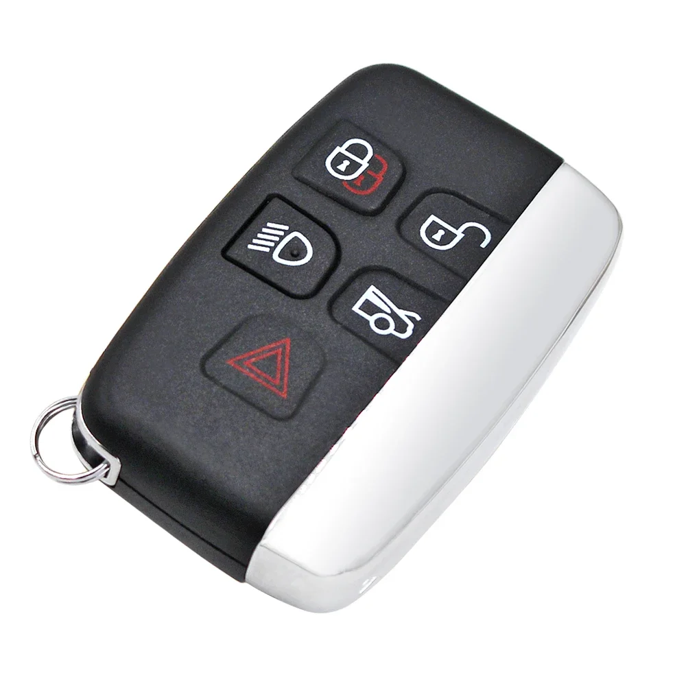 5 أزرار دخول بدون مفتاح الذكية مفتاح بعيد قذيفة فوب 5 أزرار ل جاكوار XJ XF XKR XE XK F-نوع F PACE