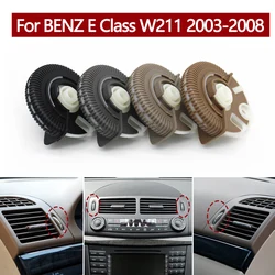 2PCS Set Car Front Rear Air Conditioning AC Vent Rolling Wheel For Mercedes BENZ E Class W211 E220 E280 E320 E350 E55