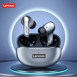 Choice Lenovo LP5 HiFi Sound Stereo Earbuds With Mic Sports Waterproof Headset Long Endurance Game Wireless Bluetooth Earphones