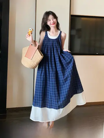 블루 체크 무릎 길이 드레스 블루 무릎 길이 드레스 무릎 길이 원피스 무릎 길이 드레스 블루 체크 무릎 길이 원피스 드레스