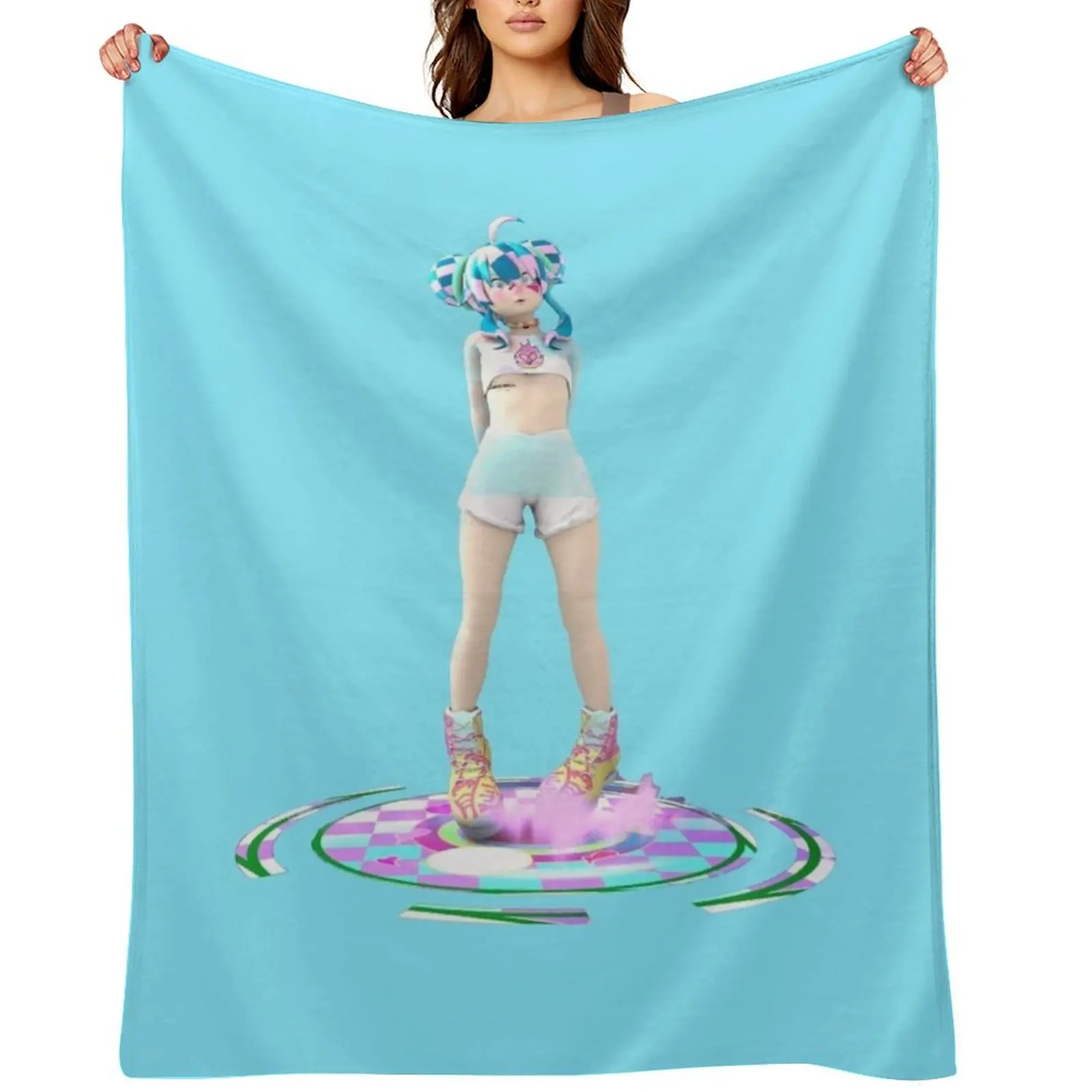 Yameii Yam Yam Throw Blanket Furry christmas gifts Comforter For Baby Blankets