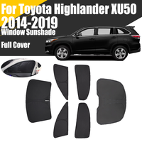 Custom Full Cover Car Window Sunshade For Toyota Highlander XU50 2014-2019 Privacy Blind Curtain Front Windshield 2015 2016 2018