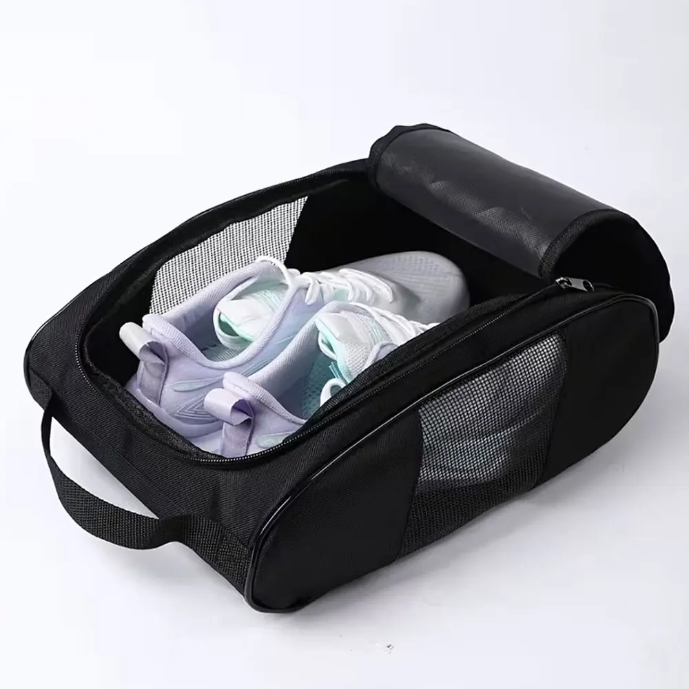 

High-Quality Odorless Fabric Golf Shoe Bag, Sports Shoe Bag, Breathable Mesh Shoe Bag for Men and Women, Travel Storage Bag