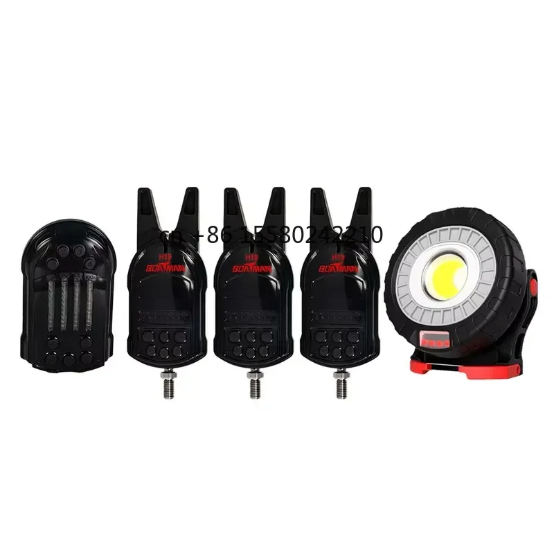 for H19 Wireless Bite Alarm High Sensitivity Sound and LED Alert for Carp Fishing