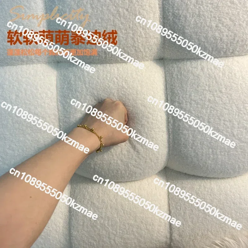 Custom-made small snowball bedside cushion soft back 2023 new pillow bed pillow bed big back tatami