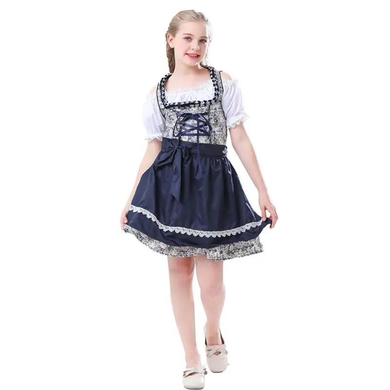 Kostium na Halloween dla dzieci, kwiatowy strój na festiwal piwa Mh, kostium damski, strój na Halloween dla dzieci, tradycyjny chiński strój etniczny...