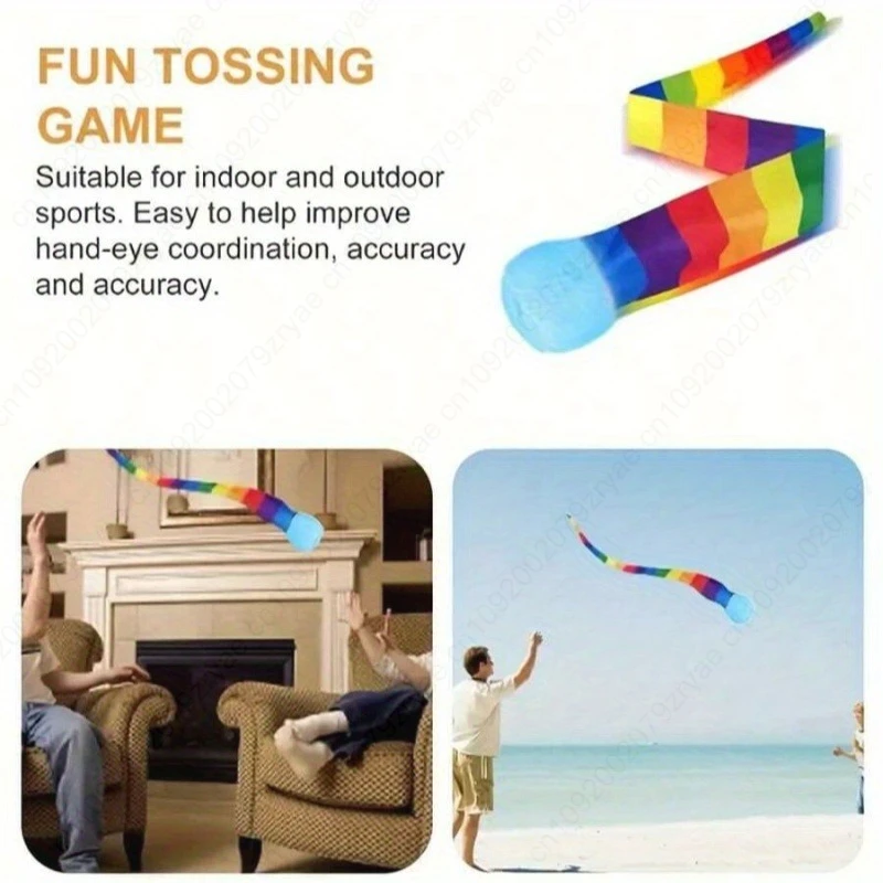 1/3 Stück weiches Regenbogen-Sandsackspielzeug – lebendige Doppelboje für Pool- und Strandunterhaltung, das perfekte Weihnachtsgeschenk für das Alter ab 14 Jahren