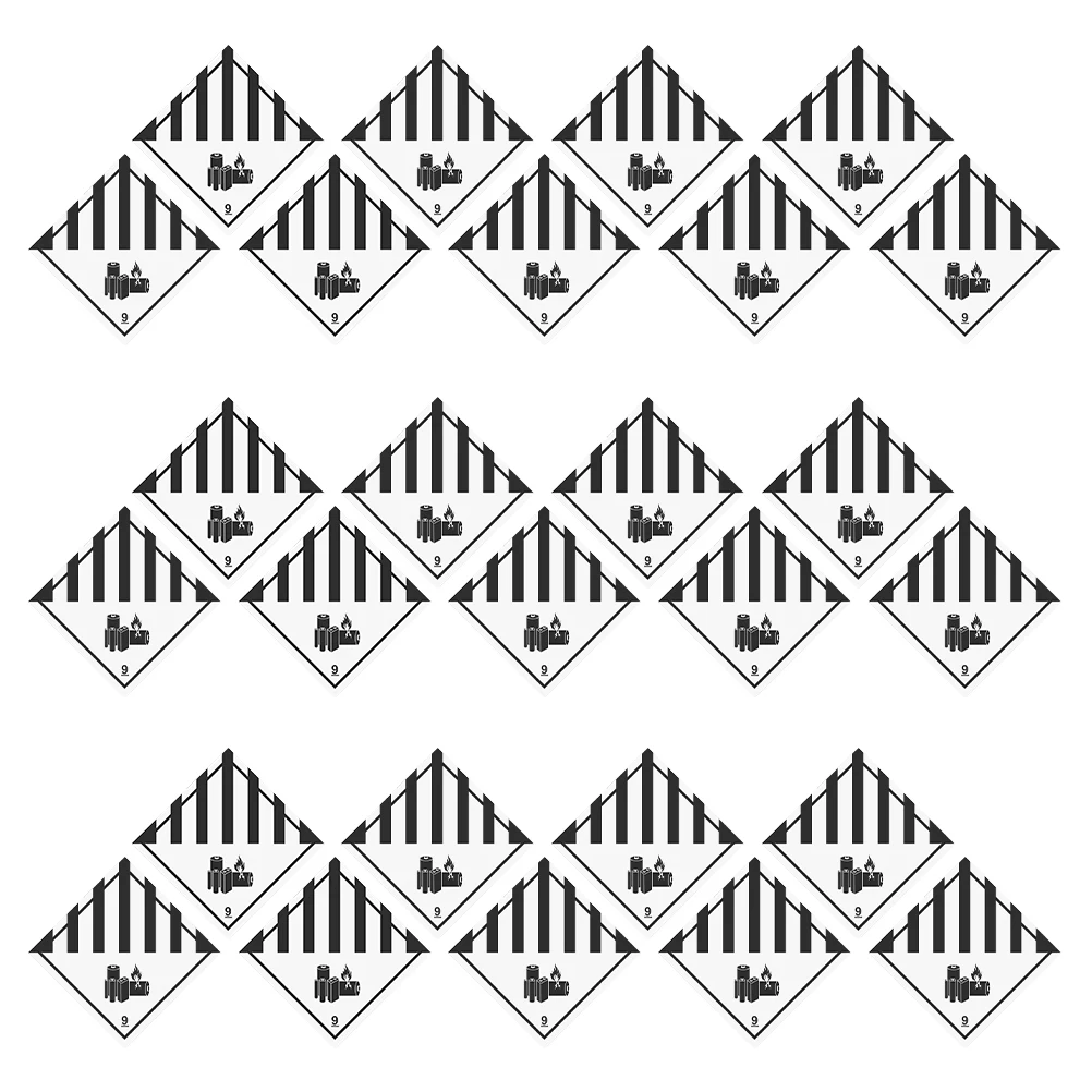 150pcs 9 Waterproof Adhesive Stickers Hazardous Materials Safety Label for Shipping Caution Transport Warning Sticker