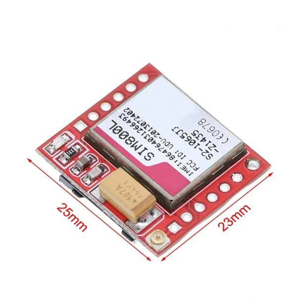 SIM800L GPRS adapter board GSM micro SIM card Core board with antenna module
