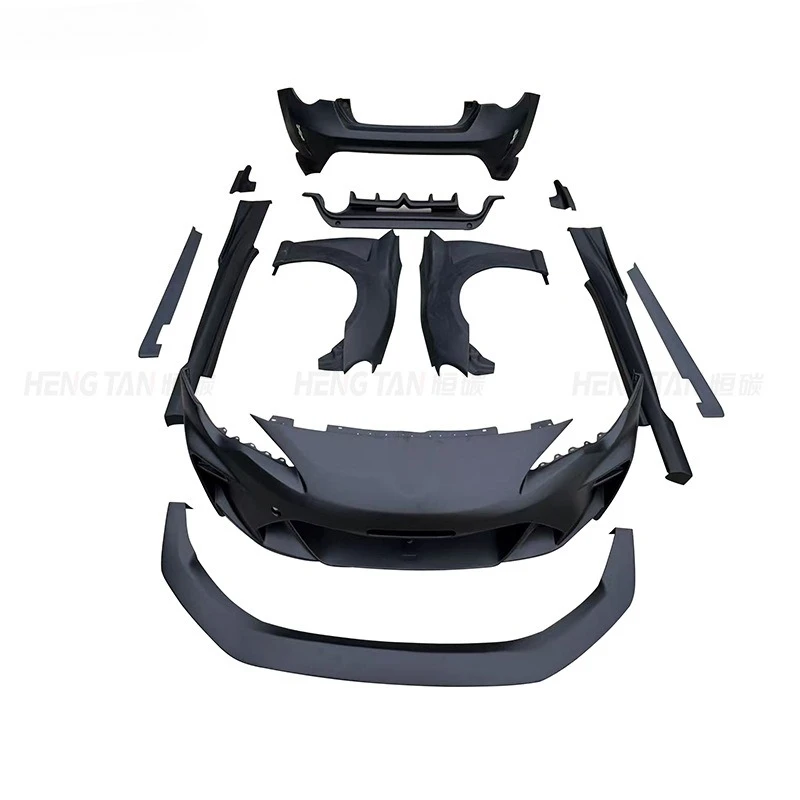 

Подходит для Toyota GT86 Subaru BRZ 13-19 модифицированных VRS второго поколения, широкий корпус, большая объемная передняя планка, боковая юбка