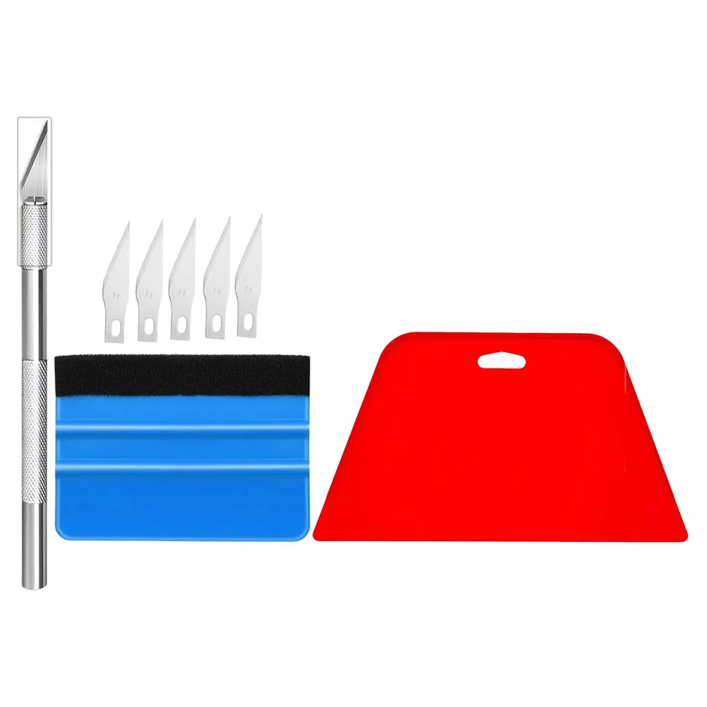 

1 set Car Tint Tool Kit Vinyl Wrap Installation Tools Automotive Window Tinting Kits Film Application Set for Decals Bubbles