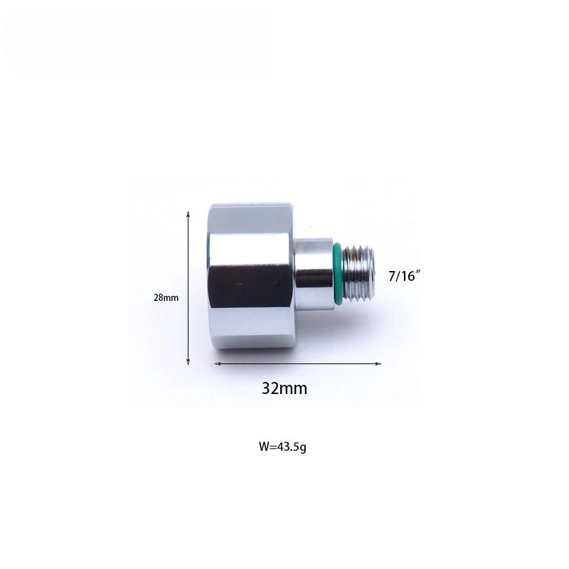 BCD with One Head Straight Mount SPG Pressure Gauge Mini Meter, Residual Pressure Gauge Diving Accessories