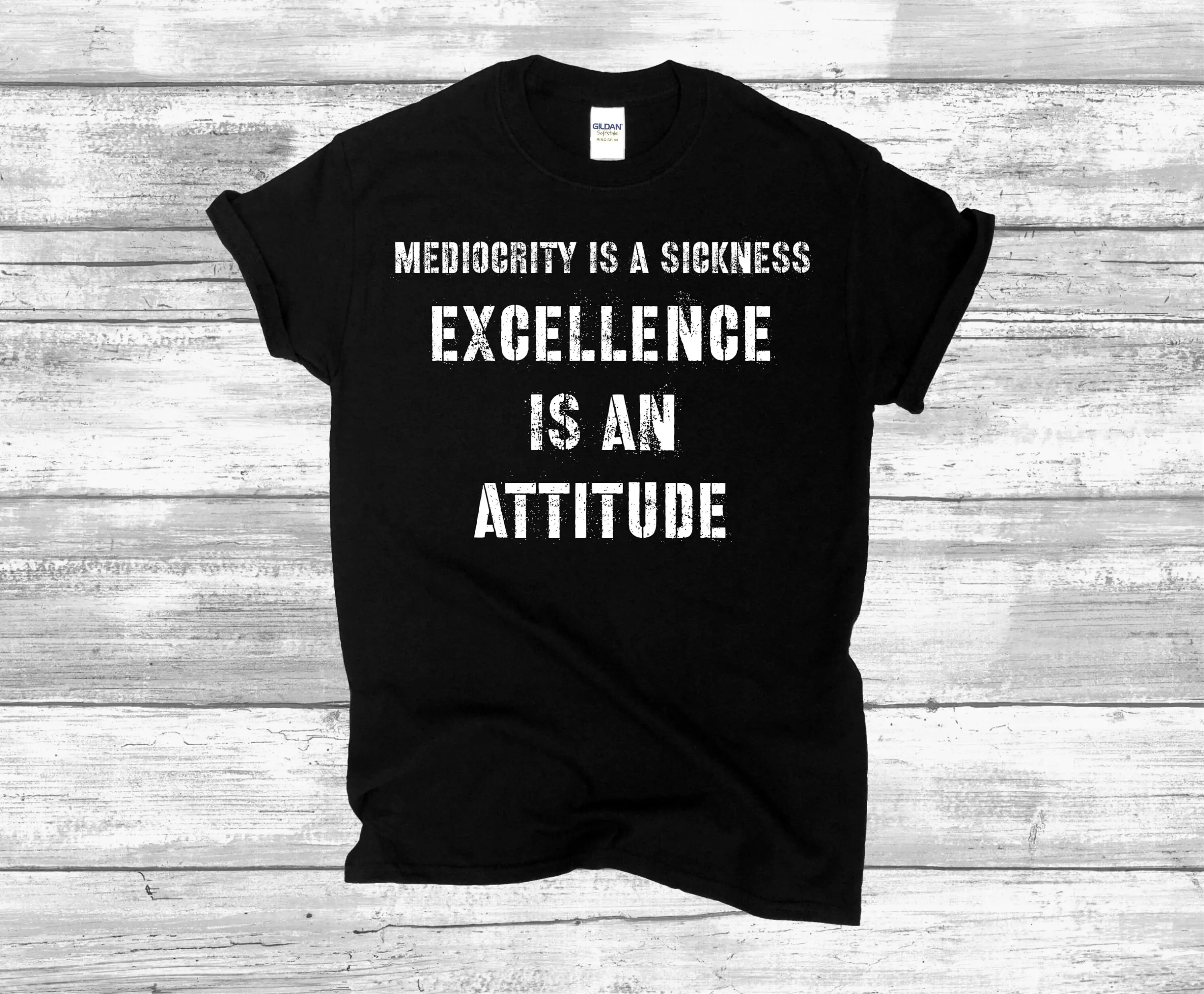 

Motivational T Shirt Excellence Inspirational Men s WorkouT Women