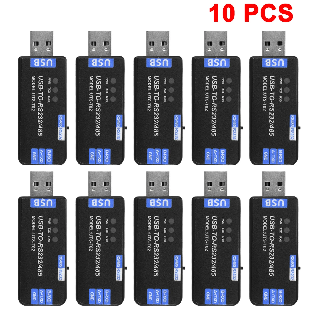 1PCS 5PCS 10PCS USB to RS485/RS232 Communication Module Bidirectional Half Duplex Serial Line Converter CH343G Plug And Play