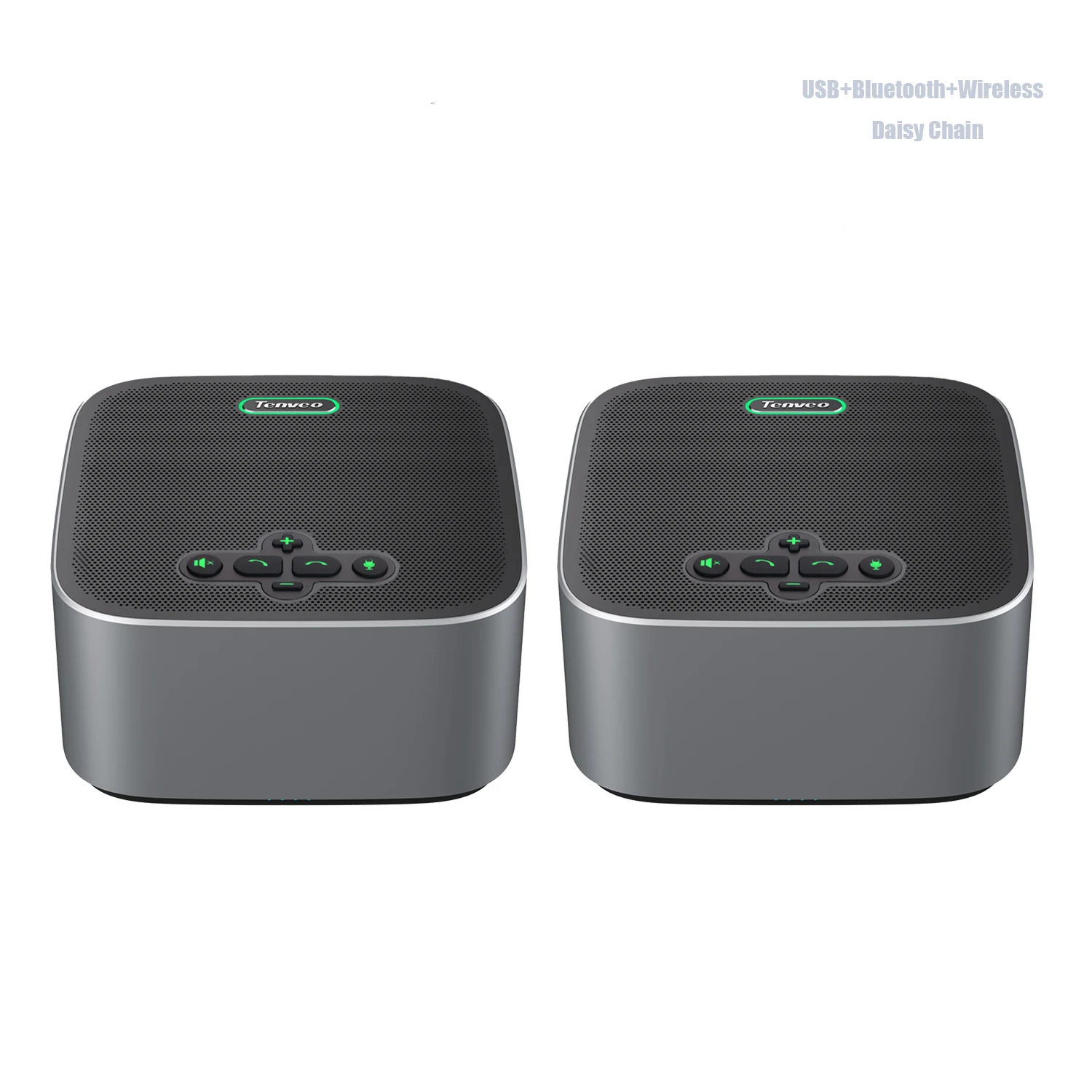 Rocware Desktop 360 Conference Array Microphone POE USB 16 Pcs Cascade Audio Conferencing System 6m Voice Pickup Voting