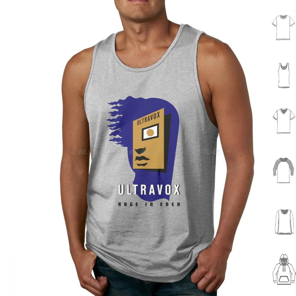 Rage In Eden Tank Tops Vest Sleeveless Ultravox Music Album Record Vinyl Band Artist
