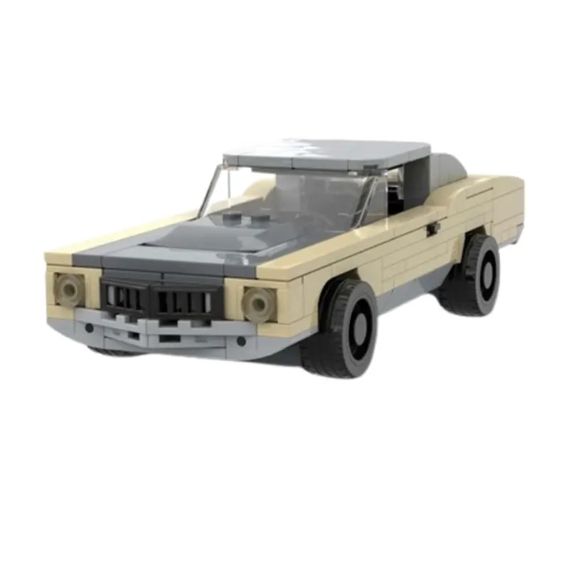 

299-piece small particle building blocks, classic and popular collector's edition movie drift car MOC vehicle model toy gift.