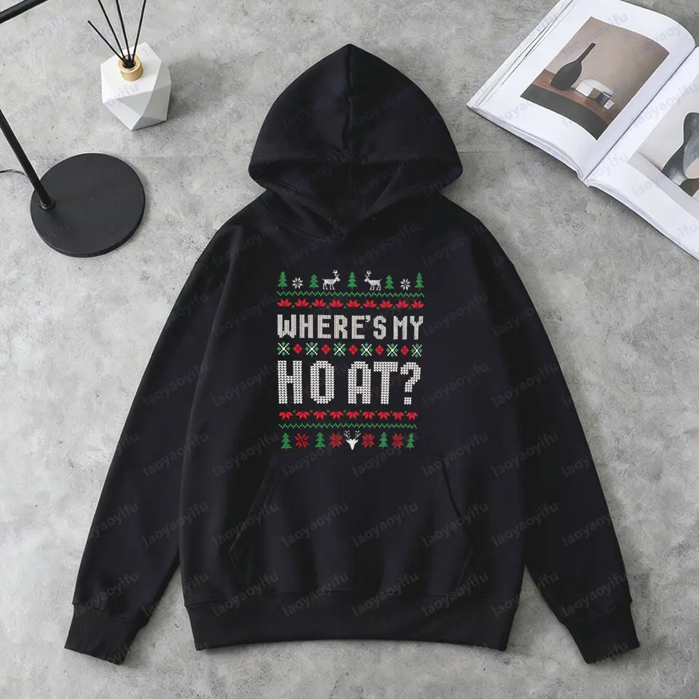 أين هو ماي هو في عيد الميلاد المضحك مطابقة الأزواج هوديس عيد الميلاد الرجال النساء عارضة مهرجان ازياء عيد الميلاد الأسرة بلوزات