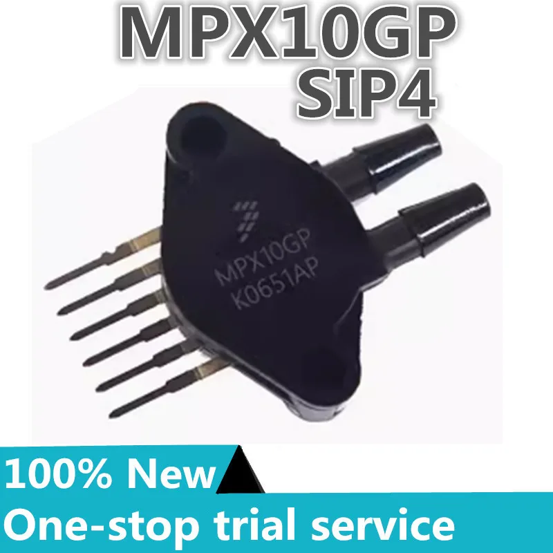 

%Original stock2-10pcs MPX10GP 4-SIP sensor, transmitter Pressure sensor Exhaust pressure gauge 1.45PSI (10kPa) 10.88PSI (75kPa)