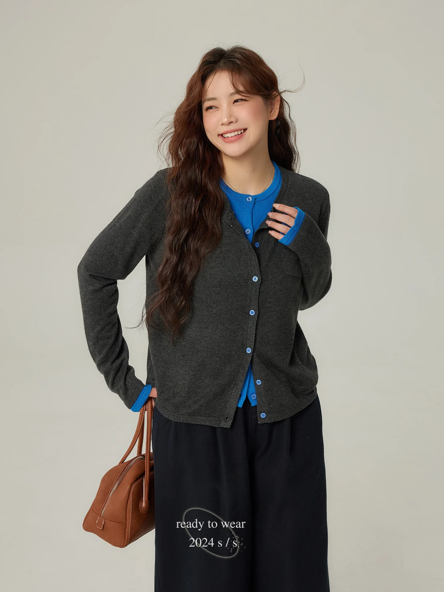 

Monika большого размера в стиле ретро, блузка Long Sve, трикотажные женские осенние модные длинные брюки с высокой талией, внутренняя одежда, основа irt