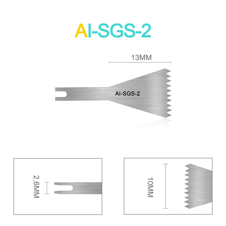 Dental Accessories Micro Saw Handpiece Saw Blades Bone Cutting Material Compatible AI-SGR-D/SGO-T/SGS-Y 1pcs