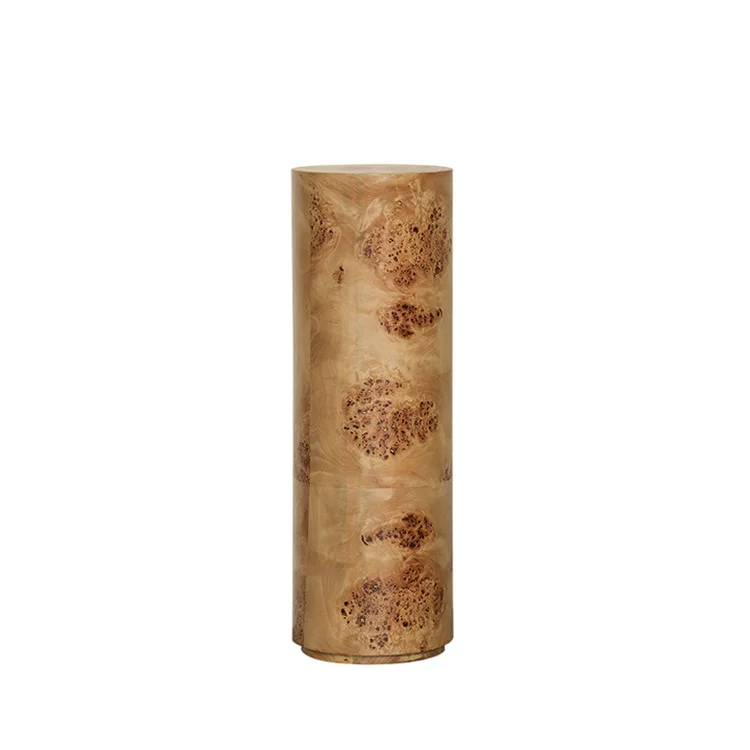 French medieval tree tumor bark round base art installation floor decoration ornament