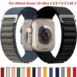 Alpine Loop Band para Apple Watch 45mm 41mm 49mm 44mm 40mm 46mm 42 38mm Pulseira esportiva iWatch Series Ultra 10 9 8 7 6 SE 5 Strap