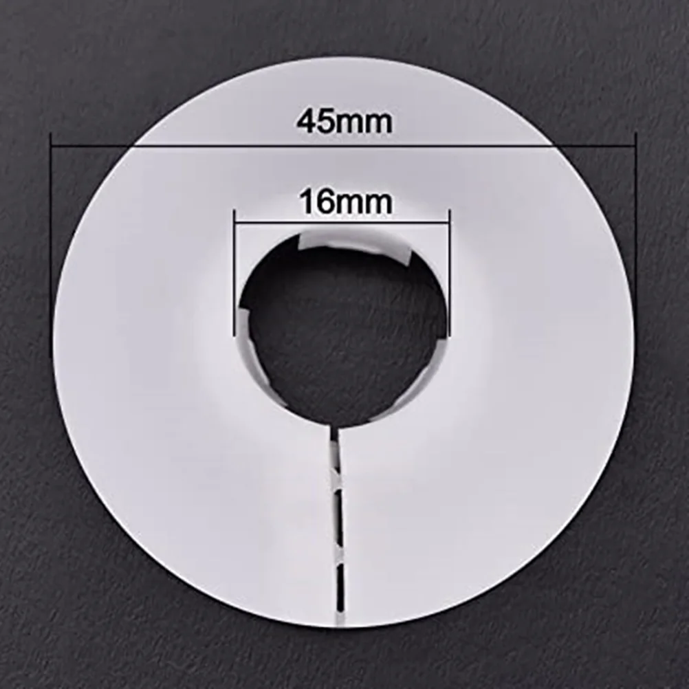 Rohr abdeckung deckt Kühler PVC Flansch Rohr Rohrleitung runde Schutz und Rohre Wasser dekorative flexible weiße Loch